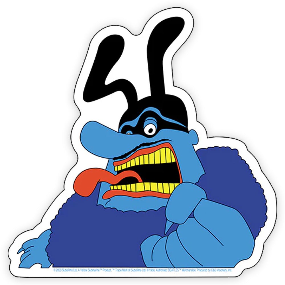 THE BEATLES ビートルズ (結成 65周年 ) - Yellow Submarine Blue Meanie / ステッカー - PGS